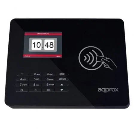 Approx appATTENDANCE02NF Lector de control de presencia y acceso Negro